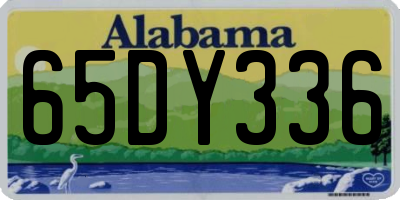 AL license plate 65DY336