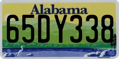 AL license plate 65DY338