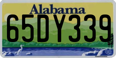 AL license plate 65DY339