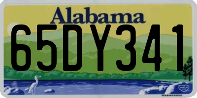 AL license plate 65DY341