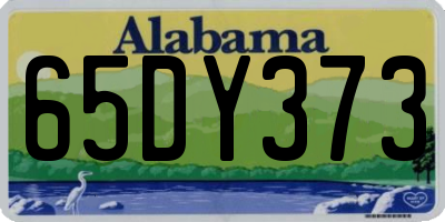 AL license plate 65DY373