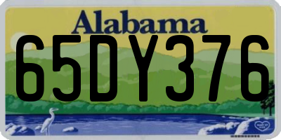 AL license plate 65DY376