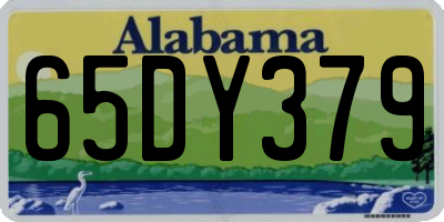 AL license plate 65DY379