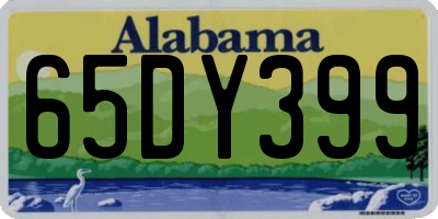 AL license plate 65DY399