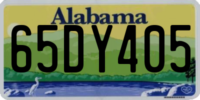 AL license plate 65DY405
