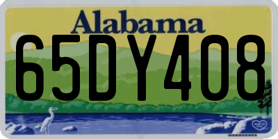 AL license plate 65DY408
