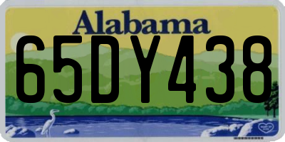 AL license plate 65DY438