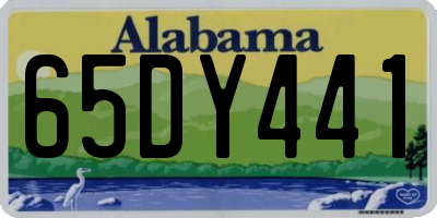 AL license plate 65DY441