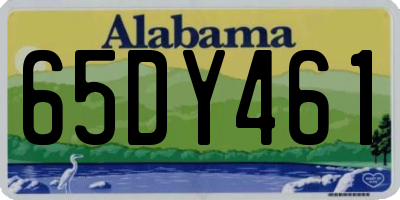 AL license plate 65DY461