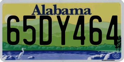 AL license plate 65DY464