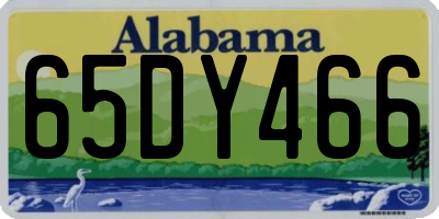 AL license plate 65DY466