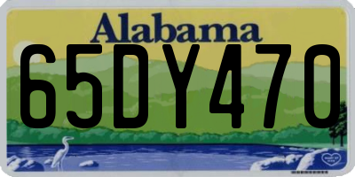 AL license plate 65DY470