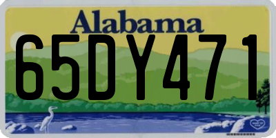 AL license plate 65DY471