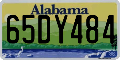 AL license plate 65DY484