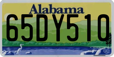 AL license plate 65DY510