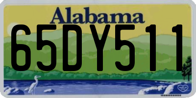 AL license plate 65DY511