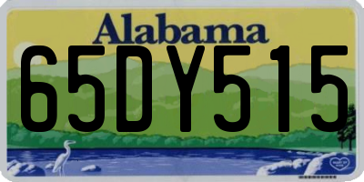AL license plate 65DY515