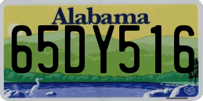 AL license plate 65DY516