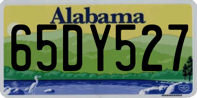 AL license plate 65DY527