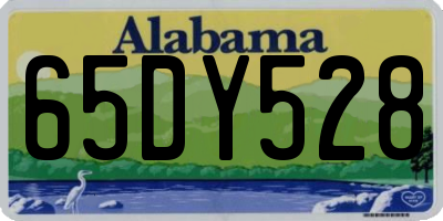 AL license plate 65DY528