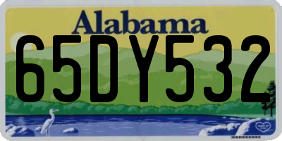 AL license plate 65DY532