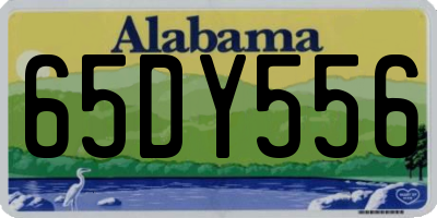 AL license plate 65DY556