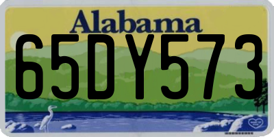 AL license plate 65DY573