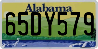 AL license plate 65DY579