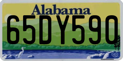 AL license plate 65DY590