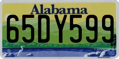 AL license plate 65DY599