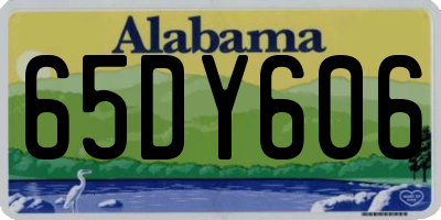 AL license plate 65DY606