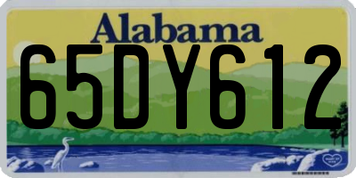 AL license plate 65DY612