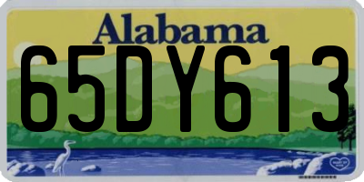 AL license plate 65DY613