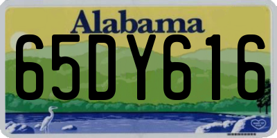 AL license plate 65DY616