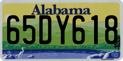 AL license plate 65DY618