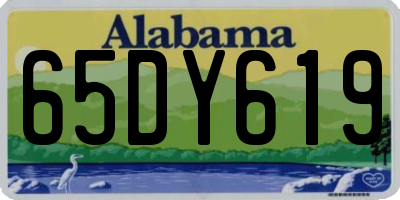 AL license plate 65DY619