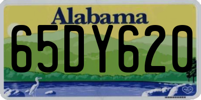 AL license plate 65DY620