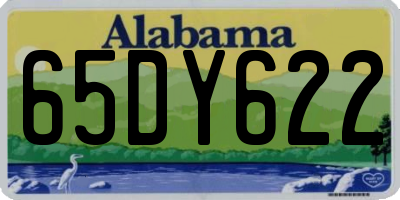 AL license plate 65DY622