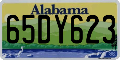 AL license plate 65DY623
