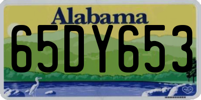 AL license plate 65DY653