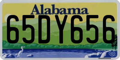 AL license plate 65DY656