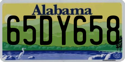 AL license plate 65DY658