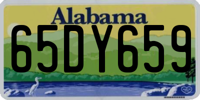 AL license plate 65DY659