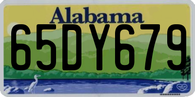 AL license plate 65DY679
