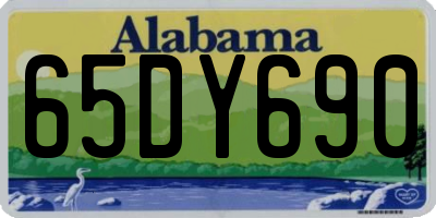 AL license plate 65DY690
