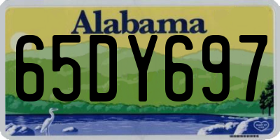 AL license plate 65DY697