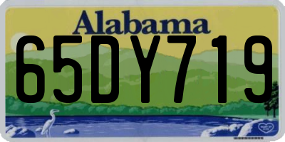 AL license plate 65DY719