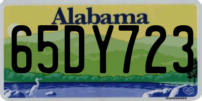 AL license plate 65DY723