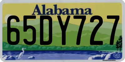 AL license plate 65DY727