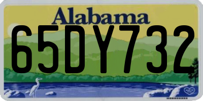AL license plate 65DY732